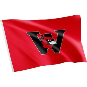 Desert Cactus Wesleyan University Flag Banners 100% Polyester Indoor Outdoor 3x5 feet Flags (Style 1)