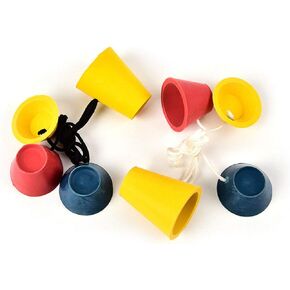 FINGER TEN Rubber Winter Golf Tees with 4 Different Heights 39mm 22mm 16mm 11mm for Frosty Days Durable Golfing Tee 4 in 1 Sizes for Hard Ground Home Driving Range Mat Training Practice