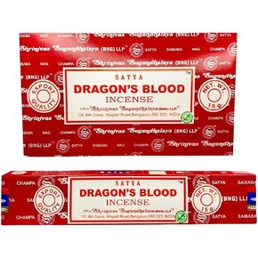 Satya Champa Dragon's Blood Incense Stick, 12 Count