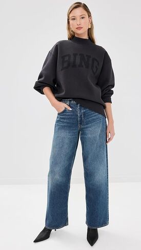 ANINE BING سويت شيرت برادي للسيدات بنج in Kuwait