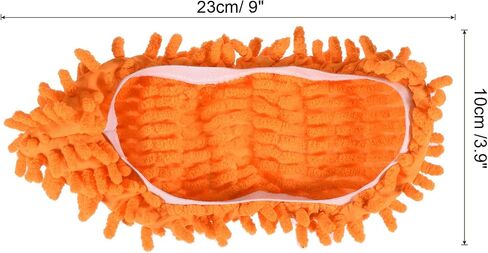 MECCANIXITY Washable Cleaning Shoes Cover Multifunction Chenille Duster Mop Slippers Foot Socks for House Floor, Pack of 4 Purple in Saudi Arabia