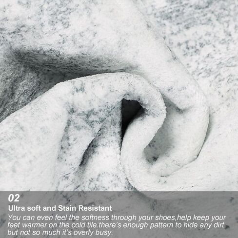 Capslpad Abstract Washable Runner Rug, 2x6 Beige Non-Slip Hallway Runner Rug, Modern Low Pile Kitchen Runner Rug, Ultra Soft Print Distressed Runner for Entryway, Bedroom, Laundry, Living Room in Kuwait