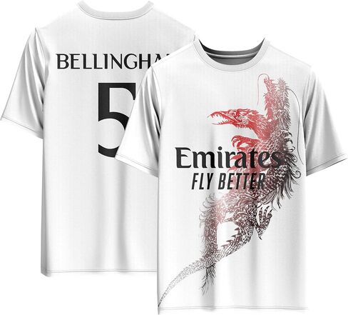 Bellingham Kids Soccer Jersey Style T Shirt Kids Soccer T Shirt for Soccer Fans in Saudi Arabia
