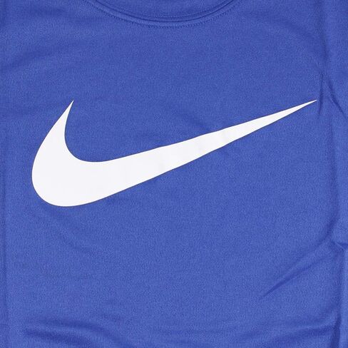 Nike Dri-FIT Big Kids' Swoosh Training T-Shirt (Game Royal/White, Large) in Saudi Arabia