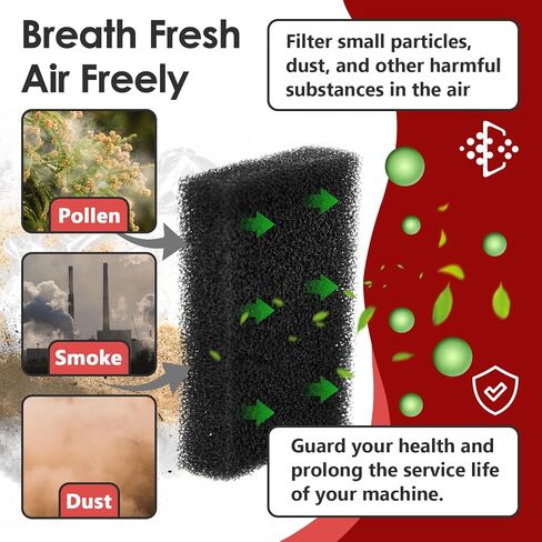 20 Packs Disposable Filter for CPAP Filter Kit - Replacement Filters for CPAP Machines - Compatible with 3B Medical Luna G3 Series CPAP Machines - for Clean Air (Black) in Kuwait