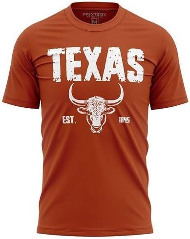Est 1845 Texas Shirts, Longhorn Shirt for Men, Football Lonestar State Fan T-Shirt in Saudi Arabia