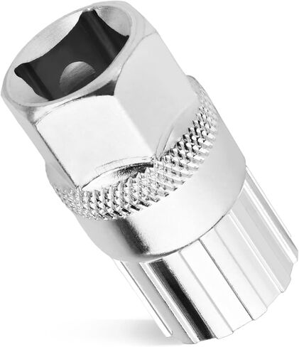 أداة كاسيت للدراجة من EMVANV، أداة سحب كاسيت للدراجة من الفولاذ عالي الكربون، أداة سحب ضرس لإزالة ملحقات العجلة المسننة (فضي) in Kuwait