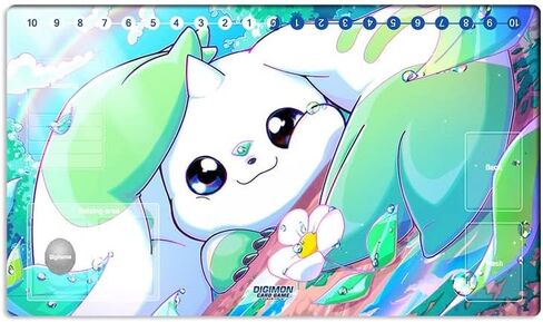 New DTCG Duel Playmat Digimon Board Terriermon Trading Card Game Mat Desk Pad + Free Bag (ZD002-232-SM) in Kuwait