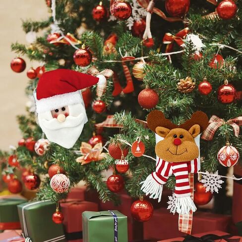 قطعتان من ستارة عيد الميلاد بإبزيم ربطة عنق عيد الميلاد وحامل ستارة عيد الميلاد وحامل ستارة عيد الميلاد ومشابك تثبيت ستائر لتزيين النوافذ المنزلية وزينة عيد الميلاد هدية in Saudi Arabia