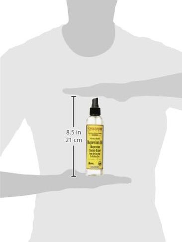 Swanson Magnesium Oil Spray Zechstein Magnesium Soothes Muscles Nourishes Skin Stress Relief Sleep Rapid Absorption Dr. Barbara Hendel's Formula 8 fl oz (237 ml) Liquid in Saudi Arabia