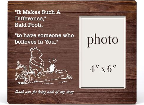 Thank You Gifts Graduation Picture Wooden Frame Thank You for Being Part of My Journey Photo Wooden Frame Gift for Teachers Leaders Mentors (4x6 Inch Photo) in Kuwait