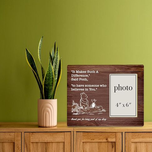 Thank You Gifts Graduation Picture Wooden Frame Thank You for Being Part of My Journey Photo Wooden Frame Gift for Teachers Leaders Mentors (4x6 Inch Photo) in Kuwait