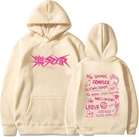 Stray Kids Hoodie Rock Star Album Pullover Hooded Felix Jisung Hyunjin Minho Bangchan Unisex Sweatshirt Top in Saudi Arabia