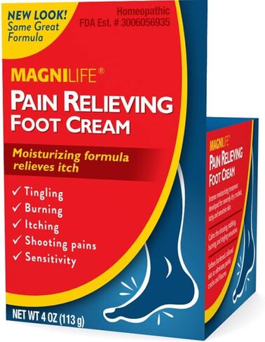 Magni Life Pain Relieving Foot Cream, 4 Ounce Each (Value Pack of 3) in Saudi Arabia