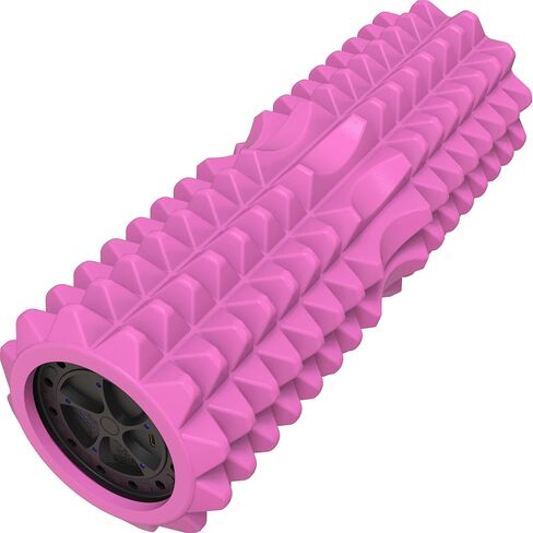 Nordic Lifting Vibrating Foam Roller w/ 5 Intensity Vibration, High Density EVA Foam for Deep Tissue Massage & Muscle Recovery - Ideal for Back Pain, Plantar Fasciitis Relief, Physical Therapy - Black in Kuwait