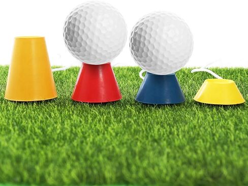 FINGER TEN Rubber Winter Golf Tees with 4 Different Heights 39mm 22mm 16mm 11mm for Frosty Days Durable Golfing Tee 4 in 1 Sizes for Hard Ground Home Driving Range Mat Training Practice in Saudi Arabia