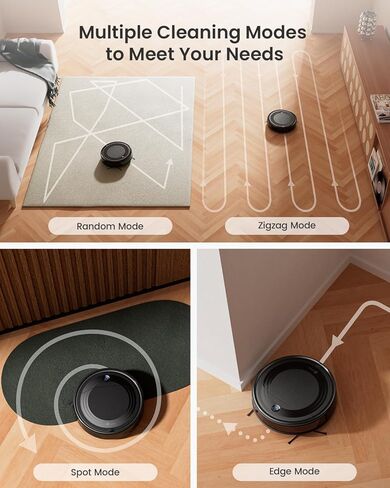 Lefant M310 Robot Vacuum Cleaner-4500Pa Suction, PreciSense Obstacle Avoidance, Brushless Motor, Quite, Slim, 160Mins, Self-Charging Robotic Vacuum, App/Wi-Fi/Alexa, Ideal for Pet Hair Hard Floor in Kuwait