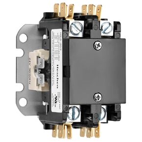 HVAC Motor Contactor, HSJL-40/2, 2 Poles, 40A, 24VAC 50/60Hz Coil, for Air Conditioner, Heat Pump, Refrigeration Systems, UL Listed