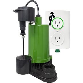 PumpSpy Smart Pump 2.0-1/2 HP Wi-Fi Connected Sump Pump with Monitoring & Alerts, Submersible Pump, 4320 GPH, 10' Lift, 7 Amp Motor