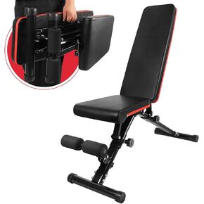 Weight Bench, Adjustable Strength Training Bench of Home Gym Strength Training, Quick Folding and Fast Adjustment, 800lb Multi-Purpose for Full Body Workou