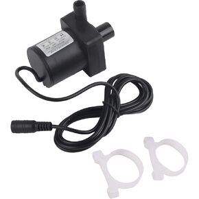 Eujgoov DC 12V Brushless Centrifugal Submersible Pump Sump Pump Circulation Pump 18W 700L/h