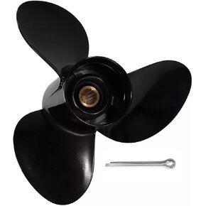 58100-90J01-019 Propeller 14X17 Pitch for Suzuki 4 Stroke Outboard 70 80 90 100 115 140 HP DF70 DF80 DF90 DF100 DF115 DF140 Boat Motor Engine Parts 3 Blade Aluminum Prop RH 15 Spline Tooth