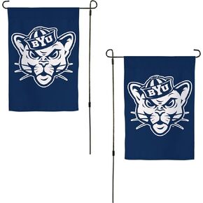 Desert Cactus Brigham Young University Garden Flag Cougars BYU Cougs Banner 100% Polyester (Design B)