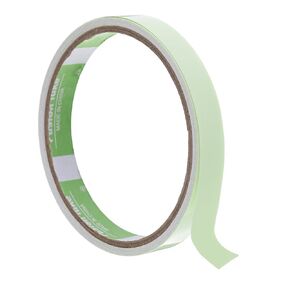MECCANIXITY 2-4 Hours Glow Tape 10ft x 0.5 Inch Bright Fluorescent Glow Tape in The Dark Reflective Tape for Stage, Dark Areas, Green