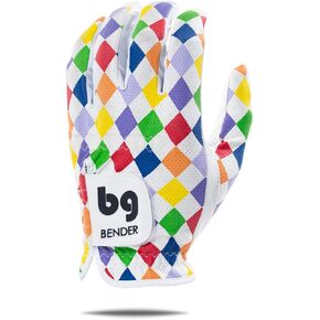BG Bender Golf Glove | Wear On Left | (Palm Tree, Mens Medium)