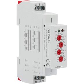 GRT8-S1 Mini Asymmetric Cycle Timer ON/Off Repeat Cycle Time Relay AC/DC 12V-240V (50-60Hz)
