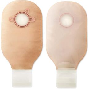 New Image Drainable 12"L 2pc System Ostomy Pouch 2.75" Flange 18004, 10 Ct