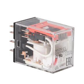 Power Relay, MY2N-GS, AC 220-240V Coil, DPDT, 8 Pins, 7 AMP, with LED Indicator Light (1)