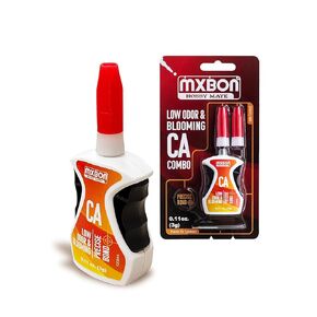 SPARKSTOY CA Super Glue, Fast Drying 3D Printer Glue, New Bottle Design for Flow Control Craft Glue, Low Odor Waterproof Cyanoacrylate Adhesive for Action Figure, Plastic, Wood, Fabric, DIY Crafts