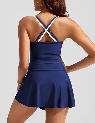 Kate Kasin One Piece Swim Dress Swimsuits for Women Tummy Control Adjustable Straps Bathing Suit in Saudi Arabia