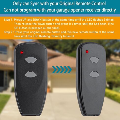 LAWOHO M3-2312 Clone Copy Remote Controls Compatible with Marantec 315MHz Garage Door Openers & Keyless Entry Keypad, for Marantec M4500e, 4700, M55, Martin DC3700e (1 Pcs) in Saudi Arabia
