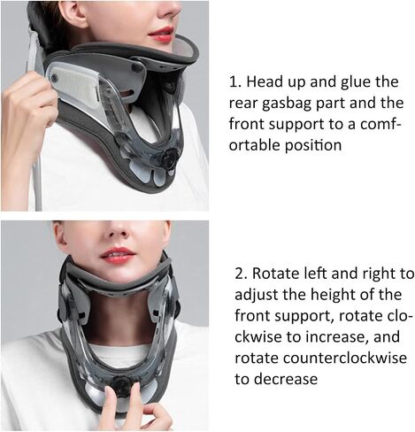 Adjustable Cervical Neck Traction Device, Pain Relief Relaxation Spine Alignment Brace Neck Traction Device for Neck and Shoulder Pain in Saudi Arabia