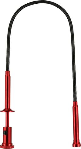 24.4 in Claw Grabber Tool,Bendable Hose Reacher Pickup with LED Light,4 Claw Picking Tool for Garbage Litter Pick Home Sink Drain and Metal Small Items. (Blue) in Kuwait