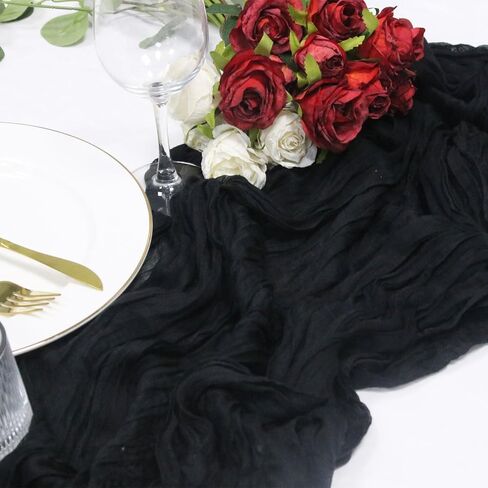 120inch Teal Cheesecloth Table Runners - 10Ft Long Cotton Dark Teal Gauze Table Runner Teal Blue Table Decor for Weddings Bridal Parties and Baby Showers Decoration- Elegant Turquoise Table Cloth in Kuwait