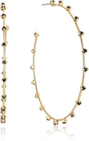 Ettika Gold Hoop Earrings. 18k Gold Plated Earrings for Women. Rope Chain Earrings. Fashion Jewelry For Women in Saudi Arabia