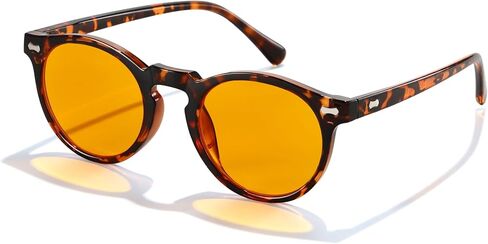 Amber 99% Blue Light Blocking Computer Reading Glasses Orange Lens for Better Sleep, Eye Strain Men Women Sun Readers in Saudi Arabia