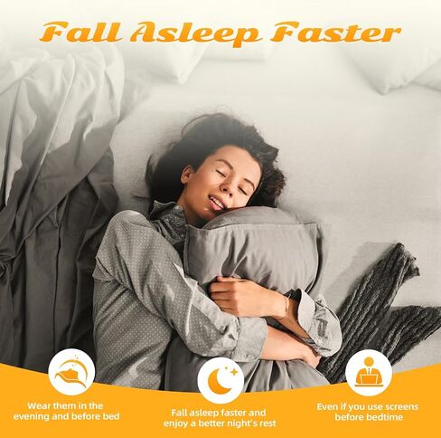 Amber 99% Blue Light Blocking Computer Reading Glasses Orange Lens for Better Sleep, Eye Strain Men Women Sun Readers in Saudi Arabia
