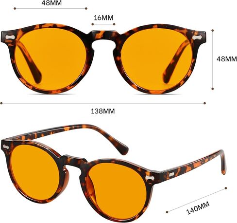 Amber 99% Blue Light Blocking Computer Reading Glasses Orange Lens for Better Sleep, Eye Strain Men Women Sun Readers in Saudi Arabia