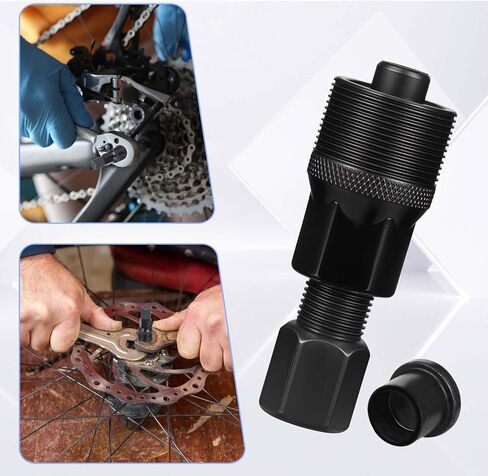 Bike Crank Puller Bicycle Crank Removal Tool Square Crankset Arm Remover Compact Crank Puller Bike Crank Remover Bicycle Crank Extractor Crank Repair Maintenance Remover for Bikes in Saudi Arabia