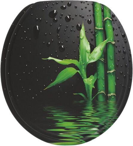 Sanilo ROUND, Silent Slow Close, Molded Wood, Adjustable Toilet Seat, Cow in Saudi Arabia