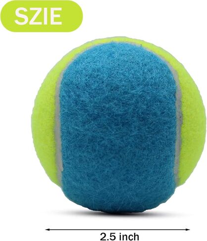 Magicorange Tennis Balls, 12 Pack Tennis Balls for Dogs, Pet Dog Playing Balls, Come with Mesh Bag for Easy Transport, Colorful Easy Catching Pet Dog Balls (Blue Pink, 2.5 inch) in Kuwait