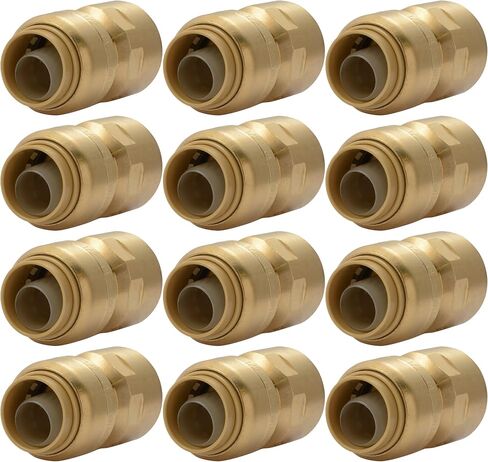 SharkBite 1 x 1 Inch FNPT Adapter, Push To Connect Brass Plumbing Fitting, PEX Pipe, Copper, CPVC, PE-RT, HDPE, U094LFA in Saudi Arabia