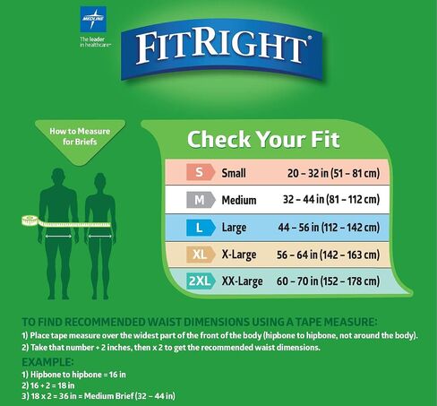 حفاضات FitRight Ultra للبالغين، سراويل داخلية للاستعمال مرة واحدة مع علامات تبويب، امتصاص ثقيل، مقاس XX-Large، 60 بوصة - 69 بوصة، 4 عبوات من 20 (إجمالي 80) in Saudi Arabia