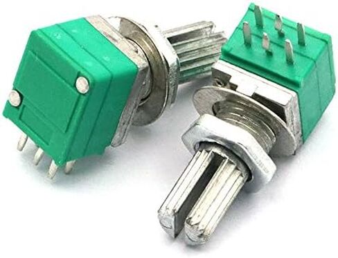 10 قطعة مكبر صوت دوار خطي واحد مقاييس الجهد نوع B B1M 1 متر أوم مخرش رمح 6Pin in Saudi Arabia