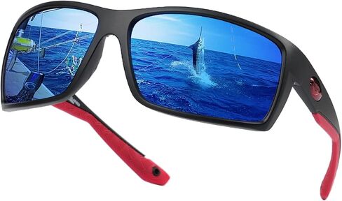 Polarized Sports Sunglasses for Men Women Retro Finishing Sun glasses for Men UV Square Sunglasses 18150 in Saudi Arabia