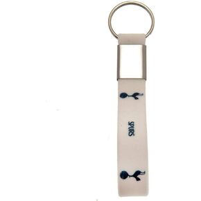 Tottenham Hotspur FC Silicone Keyring (One Size) (White)
